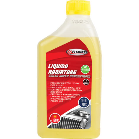 START Massima protezione -70 C con liquido radiatore giallo per motori (1/2)