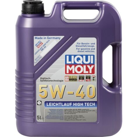 LIQUI MOLY Olio Lubrificante motore Leichtlauf High Tech 5W-40 5L Accessorio (1/2)