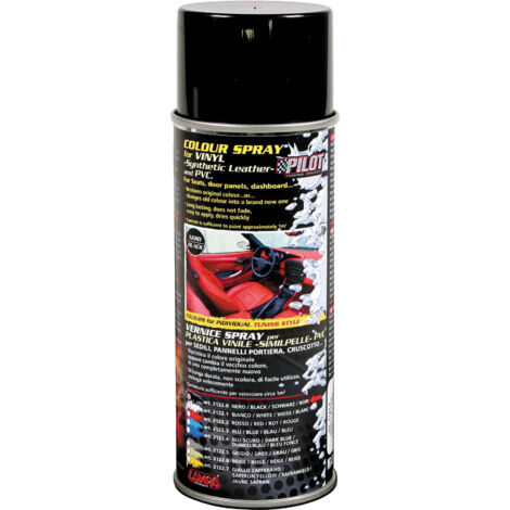 Vernice spray per interni in vinile (similpelle) e pvc - Nero (1/4)
