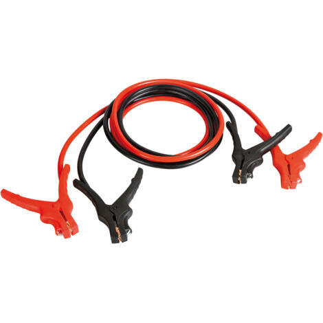 Cavi Batteria Con Pinze Isolate, 12V - 300 Cm - 400 A - 12 Mm² (1/5)