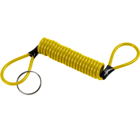 Reminder, cavetto di sicurezza a spirale - Giallo