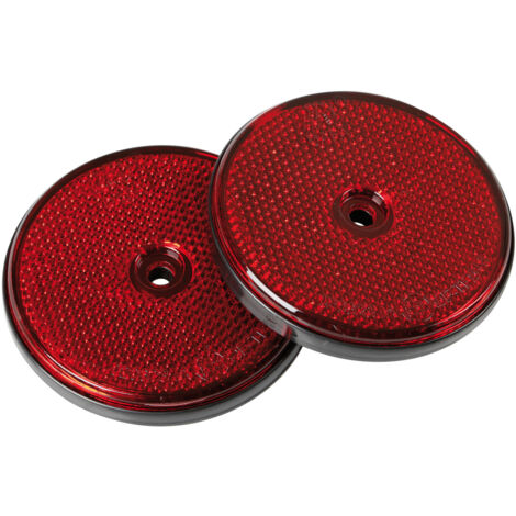 Catarifrangenti rotondi - Ø 65 mm - Rosso (1/2)