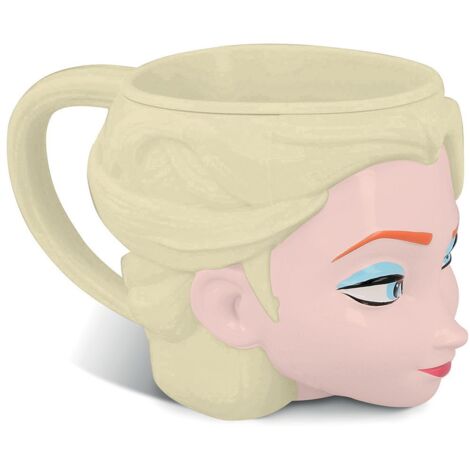 TATAWAY Disney Tazza per bambine Frozen con personaggio 3D Elsa 210 ml (1/4)