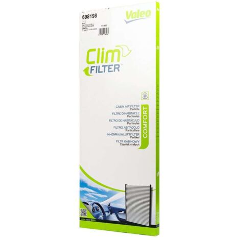 Filtro abitacolo ClimFilter Comfort 2 cm x 46 cm x 17,5 cm Valeo