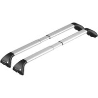 Snap Alu, coppia barre portatutto telescopiche in alluminio - S - 80÷111 cm