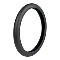 Skin-Cover, coprivolante elasticizzato in Skeentex - Nero/Blu - XL - Ø 49/51 cm