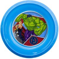 TATAWAY Marvel Ciotola blu per bambini in plastica Avengers Hulk Thor Originale