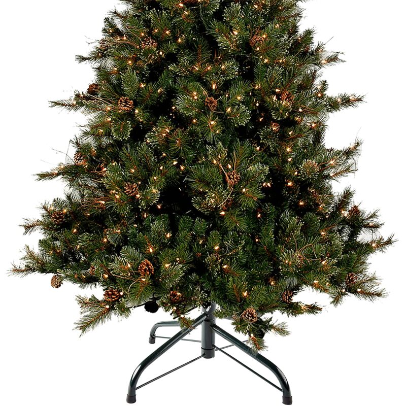 Support Pieds De Sapin De Noël 40cm En Fer - Trépied Stable Pour Arbres 4 à 6 Pieds