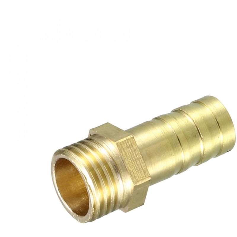 Raccord Canelé Mâle Plastique 1 1/4" X 40mm - Adaptateur Barbelé Pour Tuyau Eau/Air/Carburant, Filetage BSP - 9