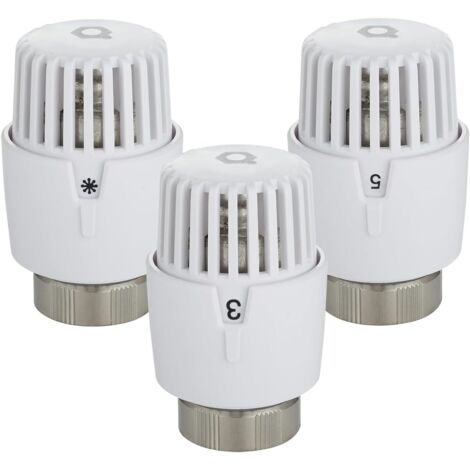 1x Radiator thermostat with series - precise thermostatic head with integrated sensor, frost protection and versatile adjustment for threaded valves M30 x 1.5