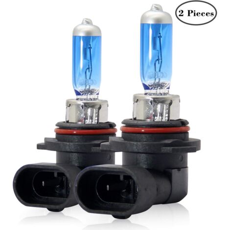 HB4 / 9006 Halogène Ampoules de phare 100W 5000K Blanc chaud Lampe 12V Auto Voiture Brouillard lumières Feu de position DRL, 2 pièces