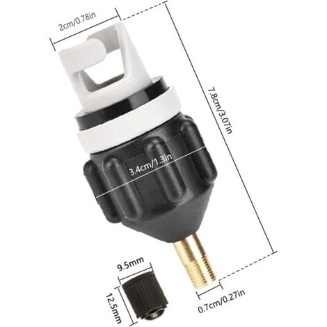 Adaptateur de valve de pompe pour Kayak gonflable