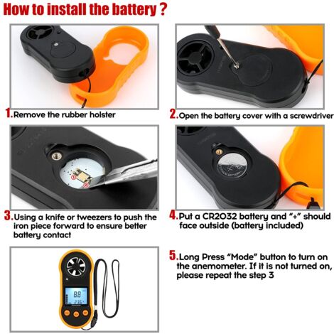 TROTEC BA16WP | Anémomètre à Hélice Connecté Smartphone | Mesure Vent, Débit D'Air Et Température | Précision Pro Via App Bluetooth
