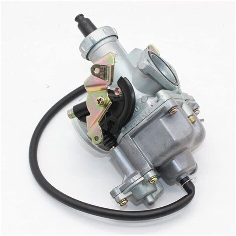 Kit Carburateur Moto Carburateur Moto PZ27 27mm pour 125cc 150cc 200cc 250cc 300cc pour VTT Quad Go pour Kart PZ27 Motocross Câble D'étranglement À Main Carburateurs (Color : Acceleration Pump)