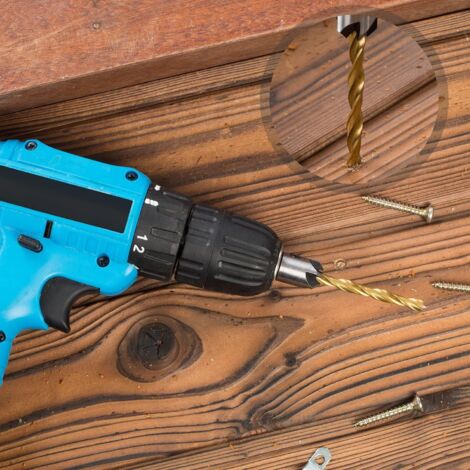 Lot De 32 Outils De Perçage à Chanfreiner Pour Le Travail Du Bois