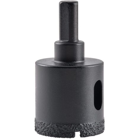 Foret diamanté pour scie cloche à noyau brasé 35 mm, coupe-trou creux pour verre, porcelaine, carrelage, marbre, céramique, granit