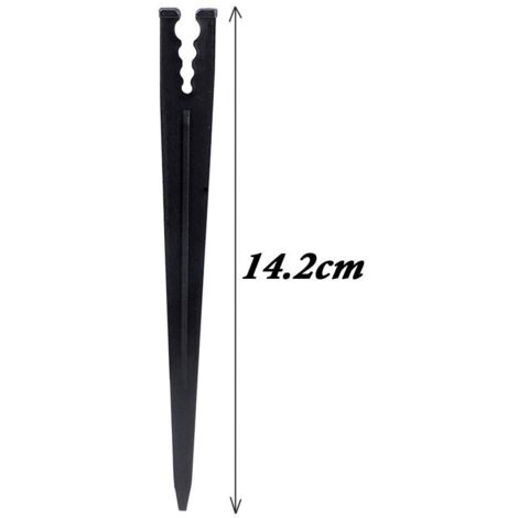 200 Piquets De Support Tuyau Irrigation BUZIFU - Crochet Plastique Pour Tuyau 1/4'' Goutte à Goutte Jardin