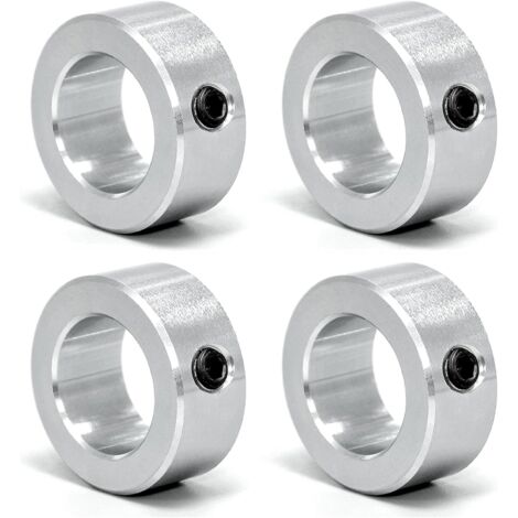 Lot de 4 bagues de réglage - 20 mm - Pour diables - Sécurité d'arbre