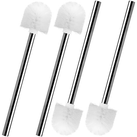 Lot De 4 Brosses Longues Et Fines Pour Nettoyer Les Tubes Et Tuyaux - 99 Cm, Tête 0.6 Cm - En Nylon Et Acier Inoxydable