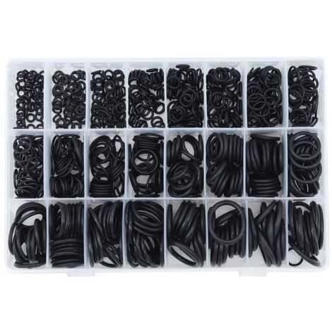 740 Pcs 24 Taille Joint Torique Nitrile Caoutchouc NBR Joint Assortiment Kits, Joint d'étanchéité Joints Toriques