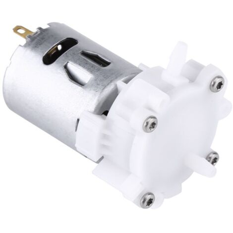 DC 3-12V Mini Pompe à Eau Moteur à Engrenages RS-360SH pour Aquarium, Expérimentation