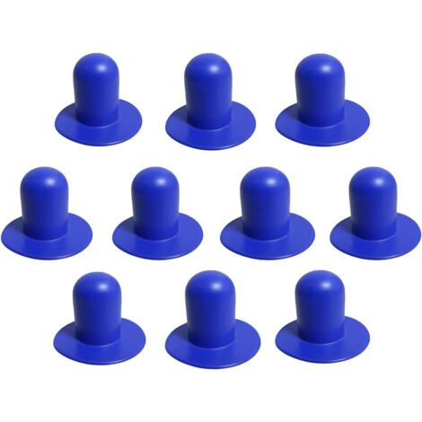 Lot de 10 Bouchons de Bouchon de Piscine étendus, Bouchon Pompe Filtre Bestway Lay Z Spa Filtre Lay Z Spa Filtre de Piscine de Rechange Compatible avec Pool (Bleu, étendu) (1/4)