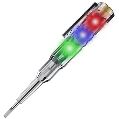 Stylo Testeur De Tension Électrique Intelligent – LED Haute Luminosité, Détection Fil Neutre/Sous Tension, Outil Électricien Multifonction