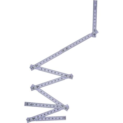 Mètre pliant 10 sections 1 m