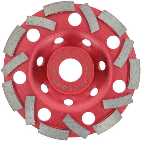 Meules boisseaux diamanté Extra Speed Béton 125 mm x 22,2 mm Plateau de ponçage pour béton Colle à carrelage et maçonnerie
