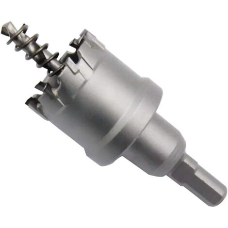 Scie cloche bimétallique en carbure T.C.T robuste de qualité industrielle coupe trou en acier inoxydable 1-3/8"(35mm)