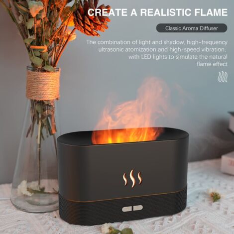 Mini humidificateur d'air ultrasonique, diffuseur d'huiles essentielles et d'arôme, arrêt