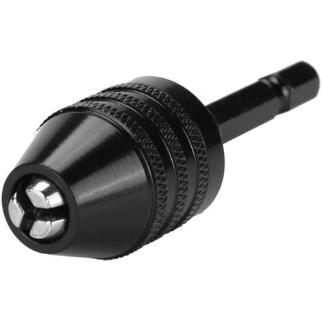 Mandrin de 6,5 mm, Tournevis électrique à Tige hexagonale Adaptateur de mandrin de Forage Convertisseur à Changement Rapide utilisé pour Les Outils pneumatiques (H01455)