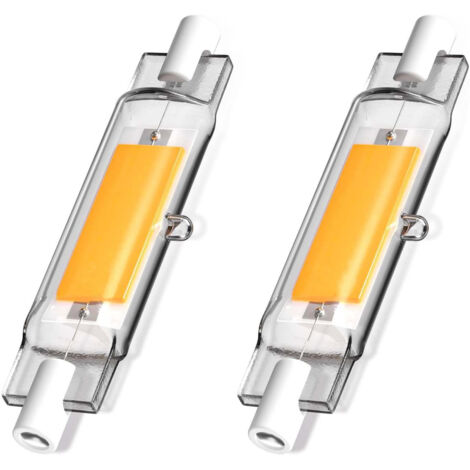 5W R7S 78MM Ampoule LED de J78 COB filament, 500 lumens 360 degrés, ampoule halogène 30W 48W 50W équivalent, parfait pour maison, cuisine, pièce, balcon, bureau, etc (2pcs, Blanc Froid 6000K) (1/5)