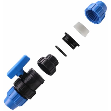 Raccords De Compression En PP Pour Tuyaux HDPE Pour L'irrigation Agricole Et L'approvisionnement En Eau - Chine Embouts De Tuyau En PE, Embouts De Tuyau En Poly