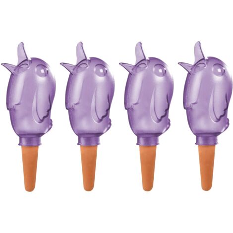 Lot de 4 Boules d'irrigation, 220 ML, Violets, réservoir d'eau