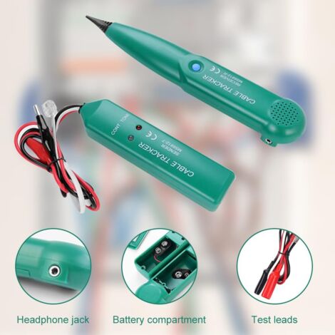 Testeur De Câble Réseau Numérique Komey NF-8506 Avec écran LCD Et Fonction Tracker De Fil