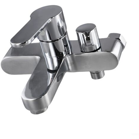 Ensemble de robinet de douche triple en laiton pour salle de bain, eau chaude et froide, robinet de baignoire, ouverture latérale, double contrôle, installation facile