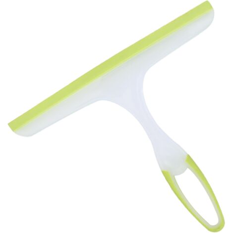 1Pcs Raclette Silicone Vitre,Raclette pour Douche,Raclette Salle De Bain,Raclette Vitre Douche,Raclette Polyvalente pour Fenêtre,pour Miroir, Salle de Bains, Fenêtre,Sol,24 21cm,Vert