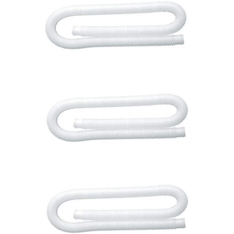 Lot de 3 tuyaux de rechange pour pompe de piscine de 3,2 cm de diamètre 150 cm de long (1/4)