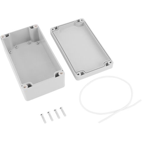 Boîte de Boîtier de Jonction Electrique Etanche IP68 Boîtier de Connexion Extérieure en Plastique ABS Boîte de Jonction Extérieure pour Boîtier de Projet (158  90  60mm)