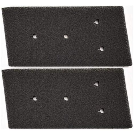 Lot de 2 filtres pour sèche-linge Bauknecht Privileg Whirlpool HX 481010716911 - Sèche-linge à pompe à chaleur - 230 x 115 x 14 mm - Filtre éponge - Séchoir à condensation