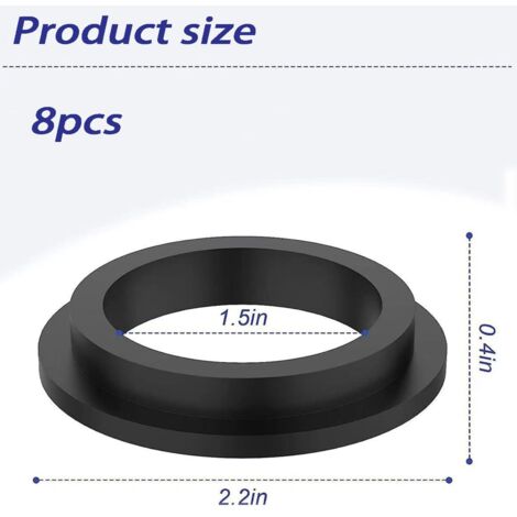 Snowtain 8 PCS Joints Toriques Silicone Pour Pompe à Sable Intex - Compatible 26323CA 26331EH Etc.