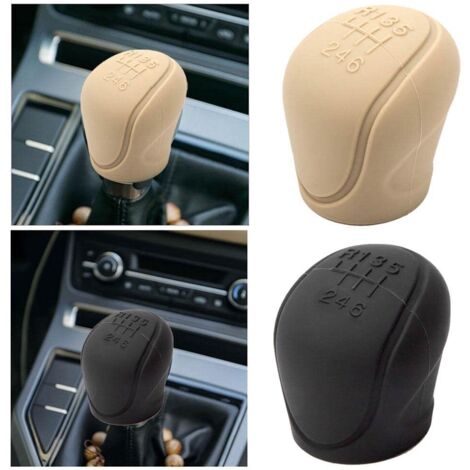 Housse de levier de vitesse universelle en silicone pour voiture - 6 vitesses - Antidérapante (1/5)
