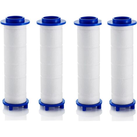 4 Pcs Filtrants En Coton PP, élément Filtrant L'eau De Sédimentation Du Filtre De Douche, Utilisé Pour L'osmose Inverse, L'électrode D'alimentation En Eau Et La Filtration Des Particules(8cm2.4cm)