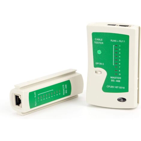 testeur câbles réseau pour câbles RJ45 et RJ11