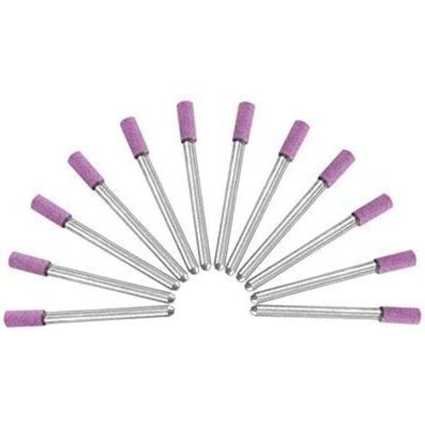 be in your mind 12pcs 3/8 Affûteur Tronçonneuse Compatible pour Polissage de Chaîne Tronçonneuse à Manucure,4.8mm (Arbre 3mm)