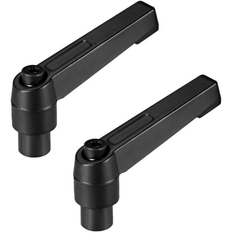 M6 réglable Poignée levier serrage goujons filetage femelle cliquet 2Pcs (1/5)