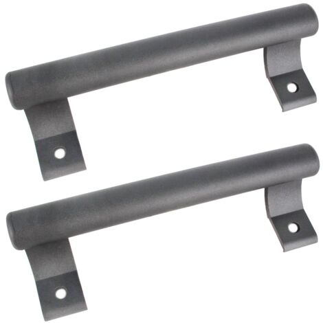2 pièces Poignée de porte coulissante en aluminium de 8", poignée métallique moderne pour les portes vitrées de balcon, les portes coulissantes de salle de bain, etc. (1/5)