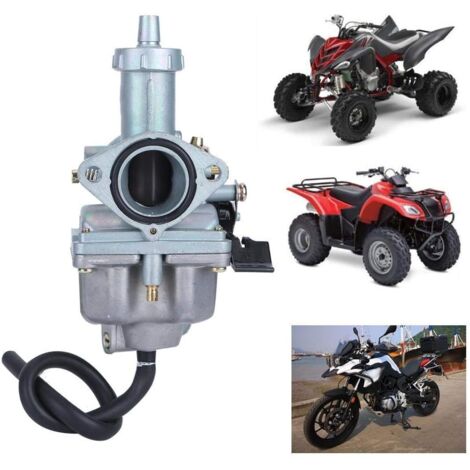 Carburateur de moto, alliage d'aluminium PZ26 carburateur 26mm/1in adapté pour 125cc 140cc 150cc PIT PRO vélo piste vélo Dirt Bike Quad ATV UTV (1/6)