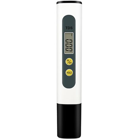 Testeur de Qualité de l'eau Digital Mètre avec Grand Ecran LCD Numérique pour l'industrie Domestique Hydrothérapie, Moniteur de la Qualité d'eau Potable(Noir) (1/5)